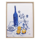 Ink Drawing with Lemons Framed Art