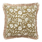 Inverewe Square Cushion, Olive