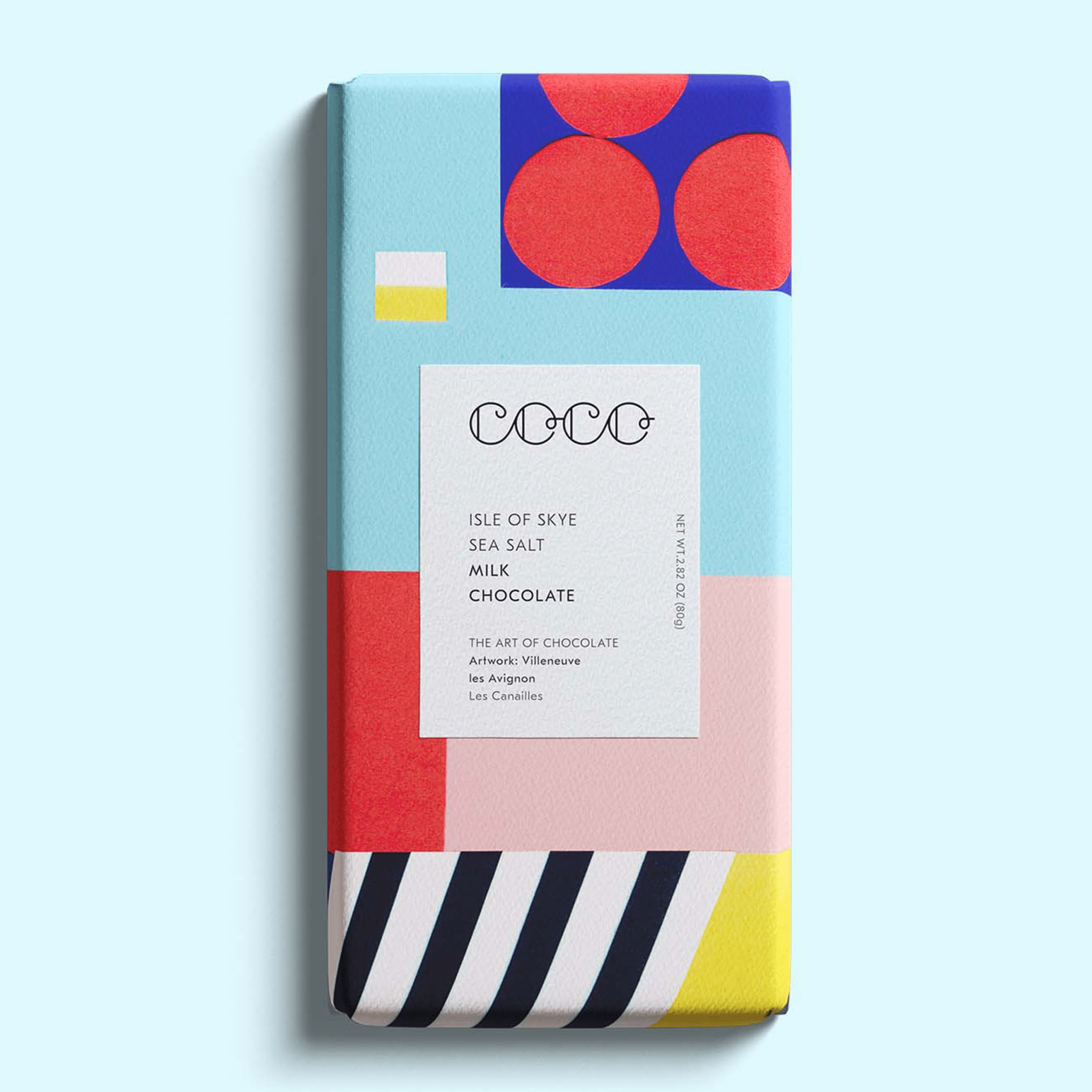 Isle of Skye Sea Salt Milk Chocolate Bar 80g