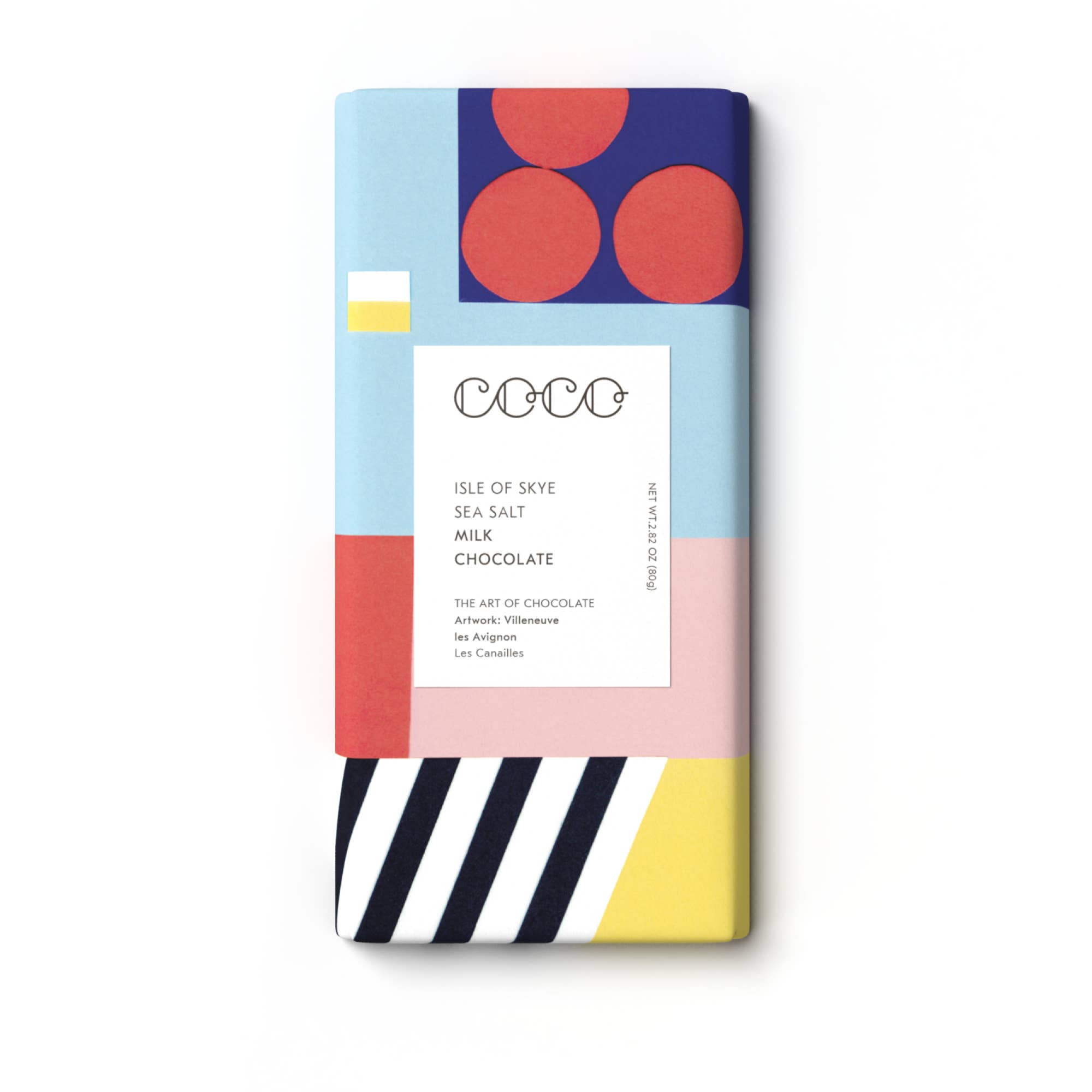 Isle of Skye Sea Salt Milk Chocolate Bar 80g