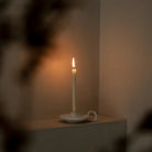 Ivory Mini Candles 1/2" x 6", bundle of 6