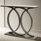 Lacquer Console Table Olive