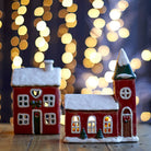 Large Christmas Church Tea-light Holder