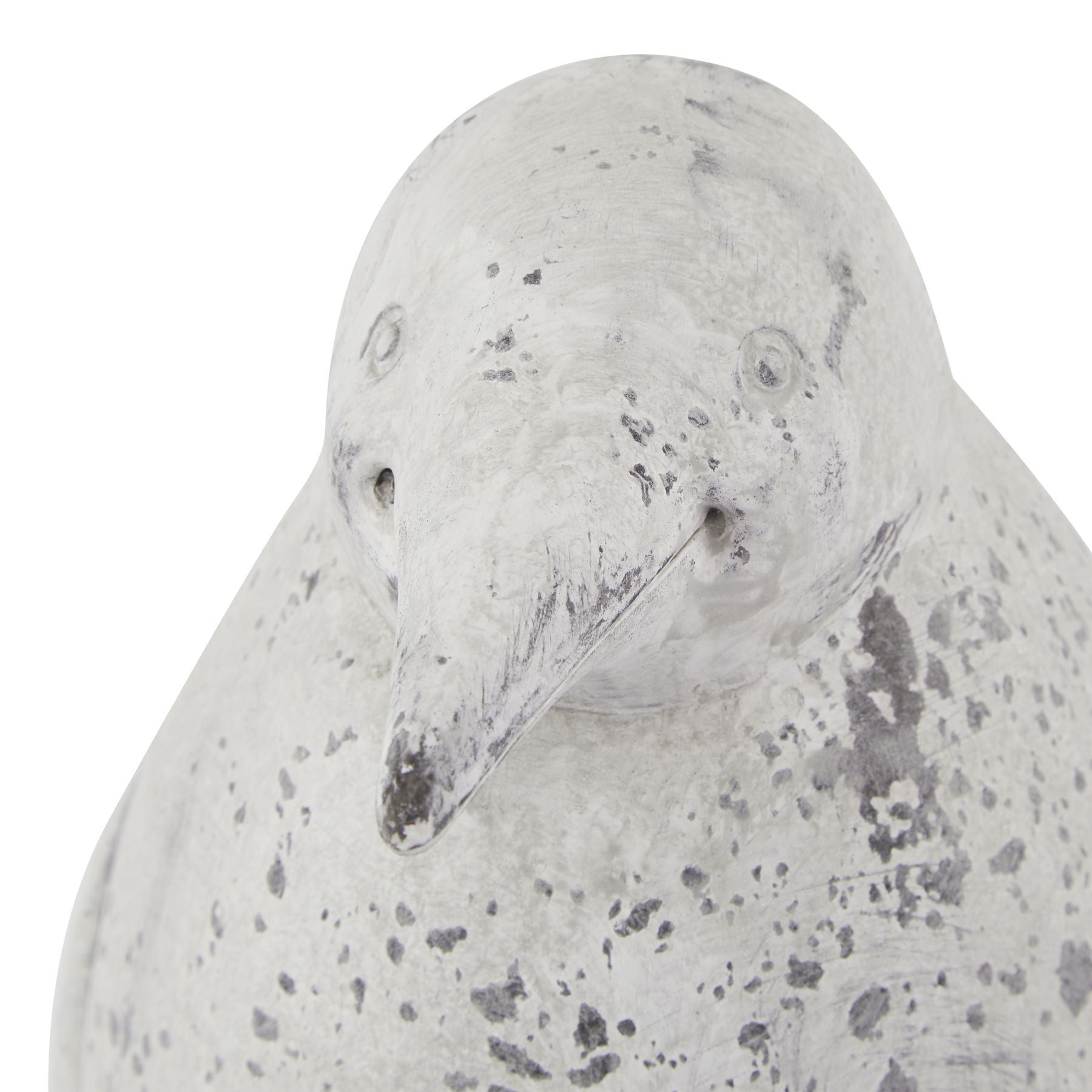 Large Grey Stone Effect Penguin Statue - Angela Reed -