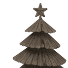 Large Rustic Metal Layered Tree With Star - Angela Reed - Christmas Decorations
