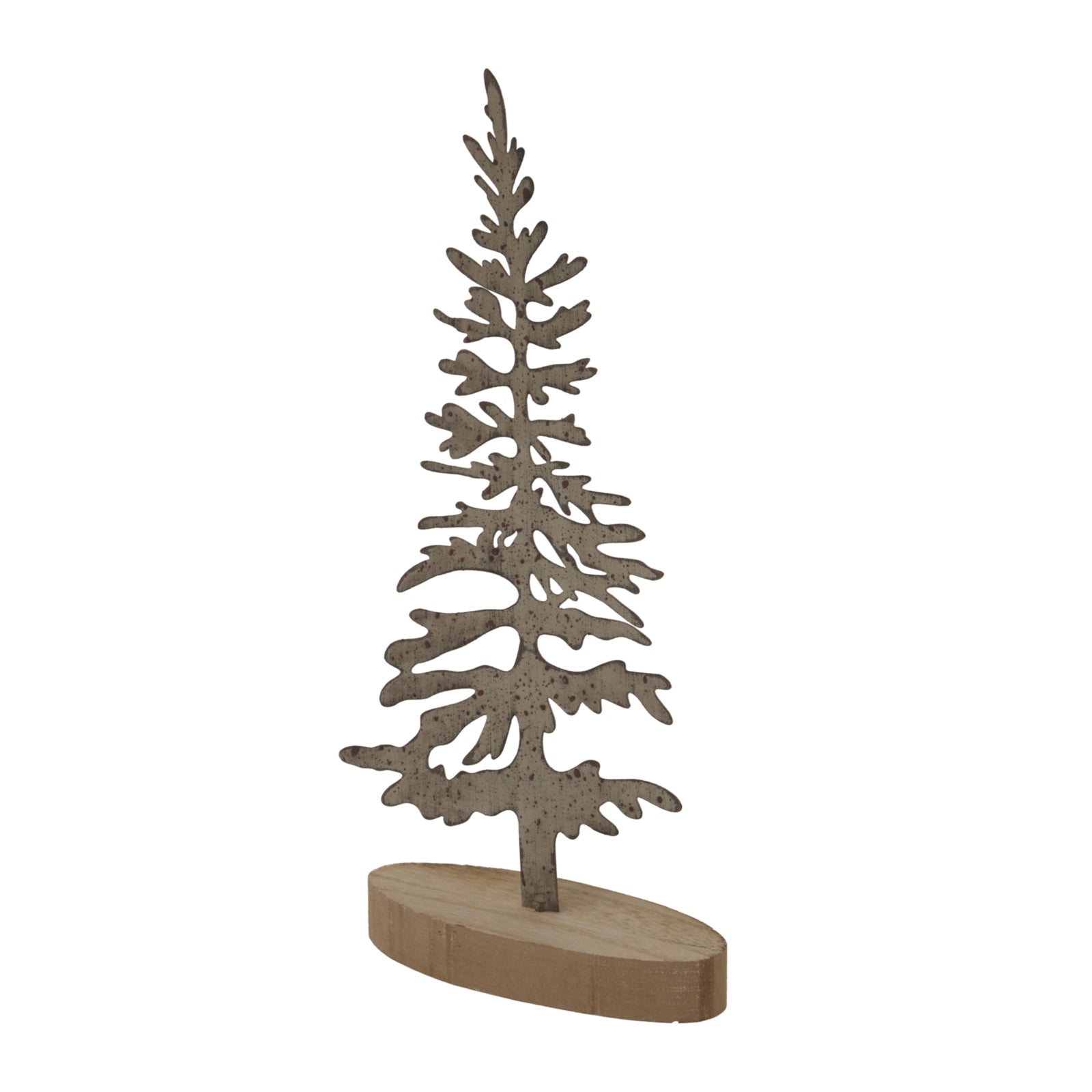 Large Rustic Silhouette Tree On Stand - Angela Reed - Christmas Decorations