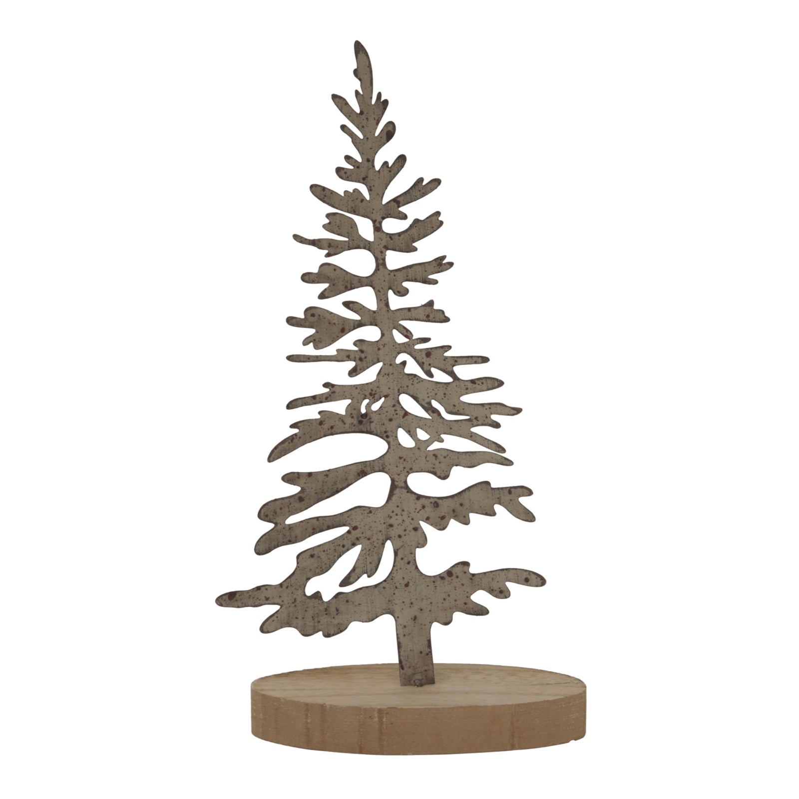 Large Rustic Silhouette Tree On Stand - Angela Reed - Christmas Decorations