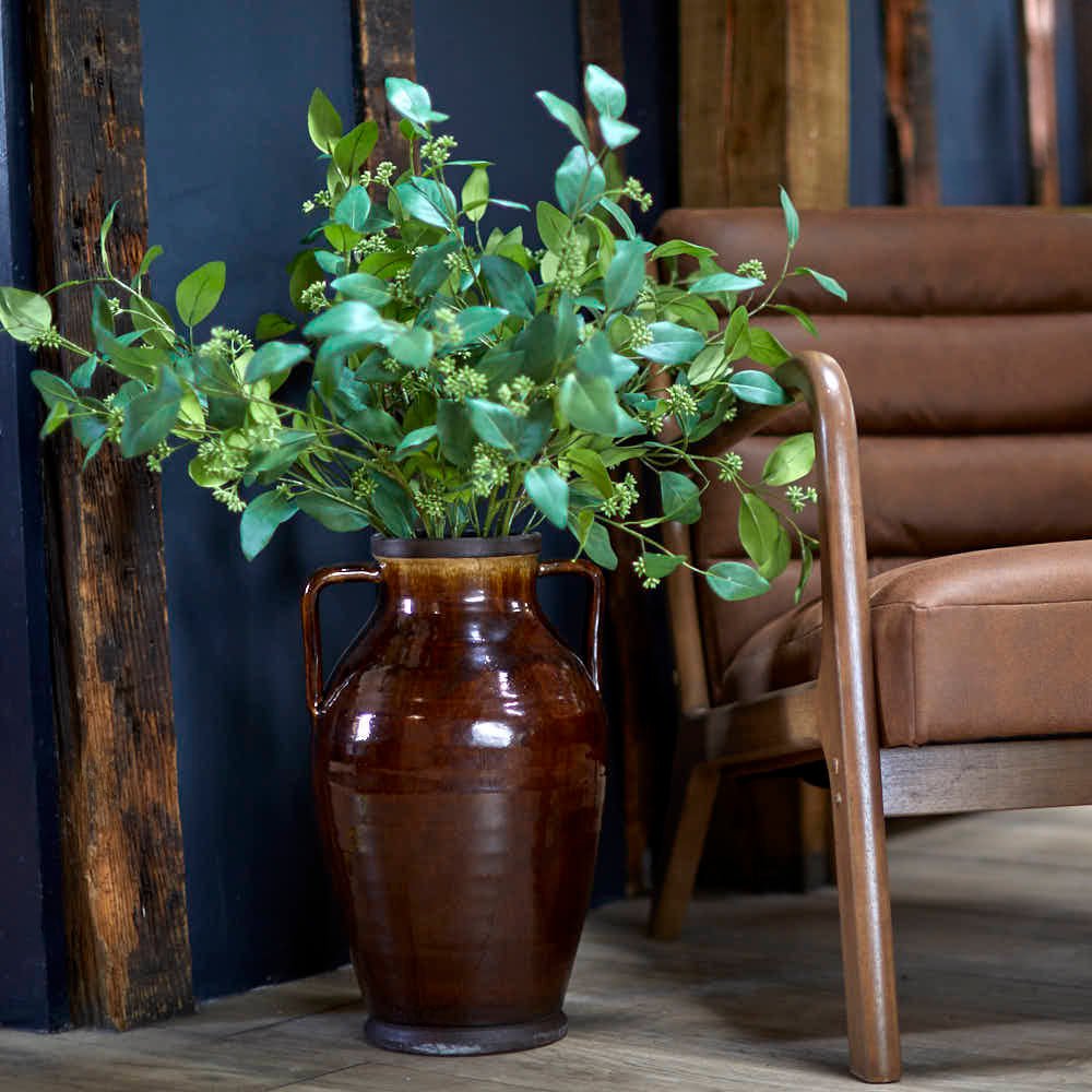 Large Saltglaze Amphora Vase
