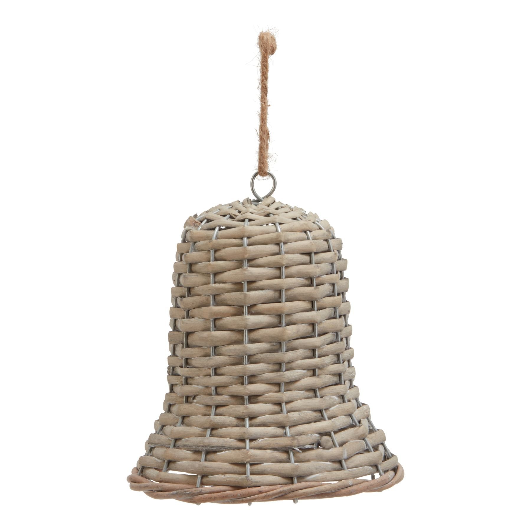 Large Wicker Bell Decoration - Angela Reed - Christmas Decorations