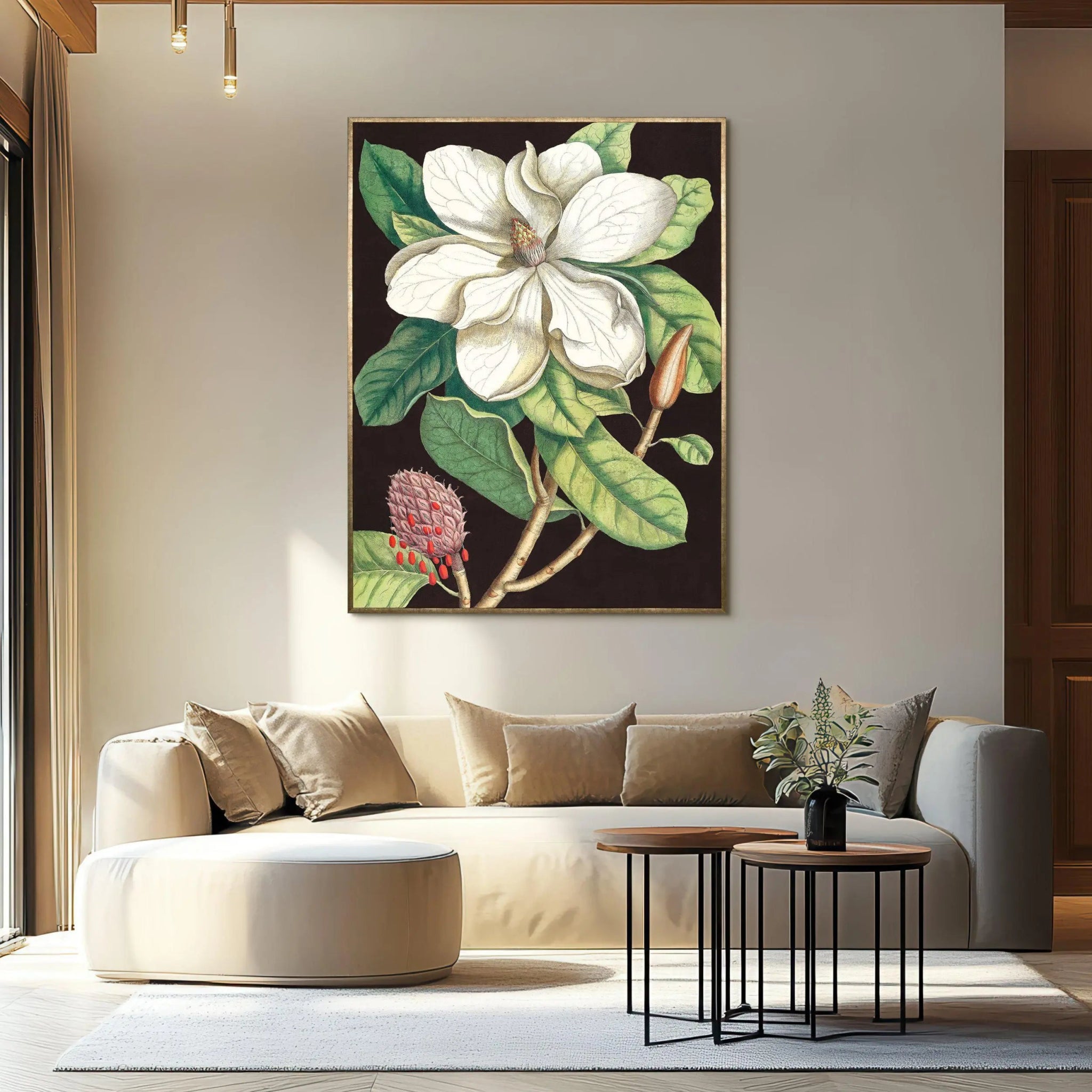 Laurel Tree Framed Canvas