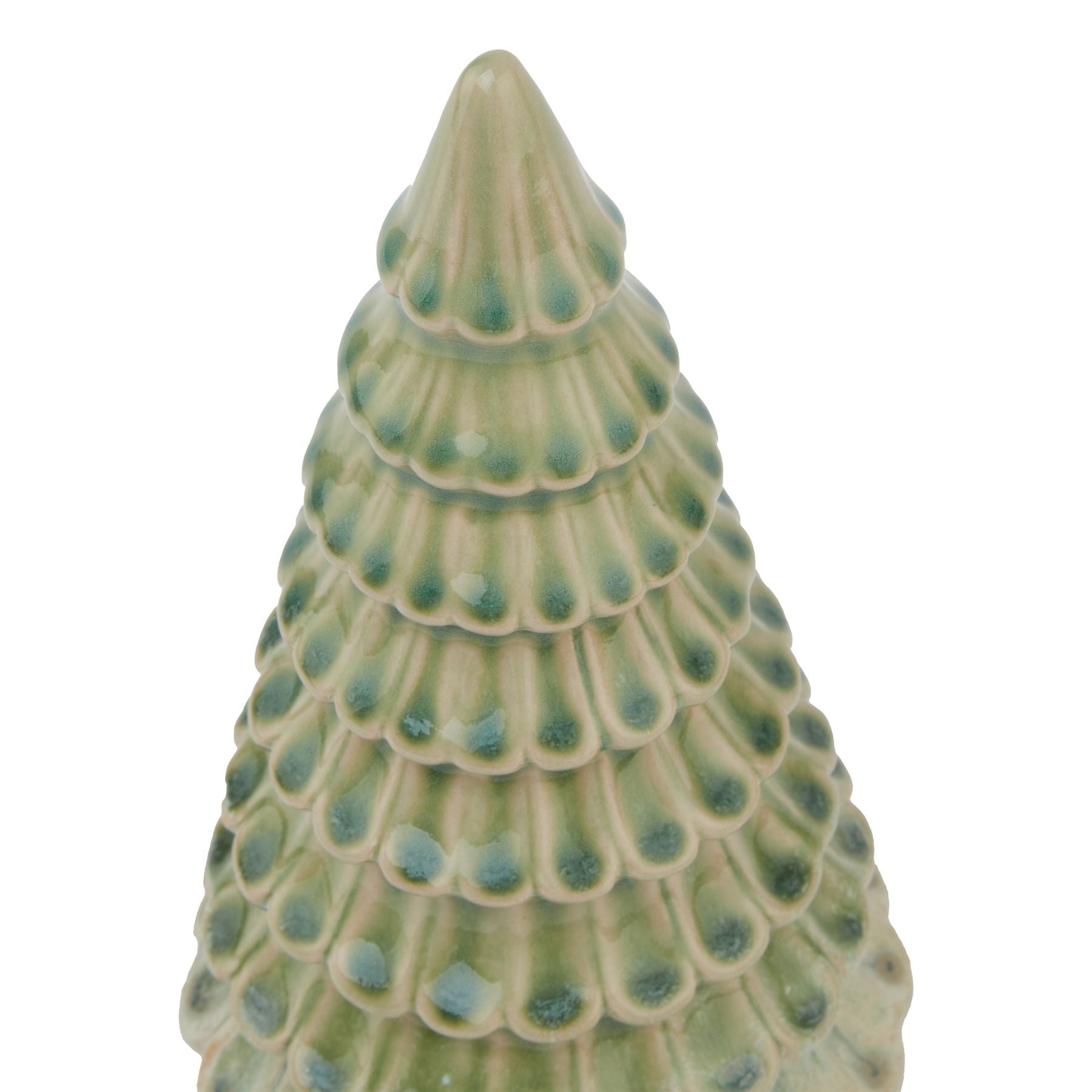 Light Green Ceramic Fir Tree - Angela Reed - Christmas Decorations