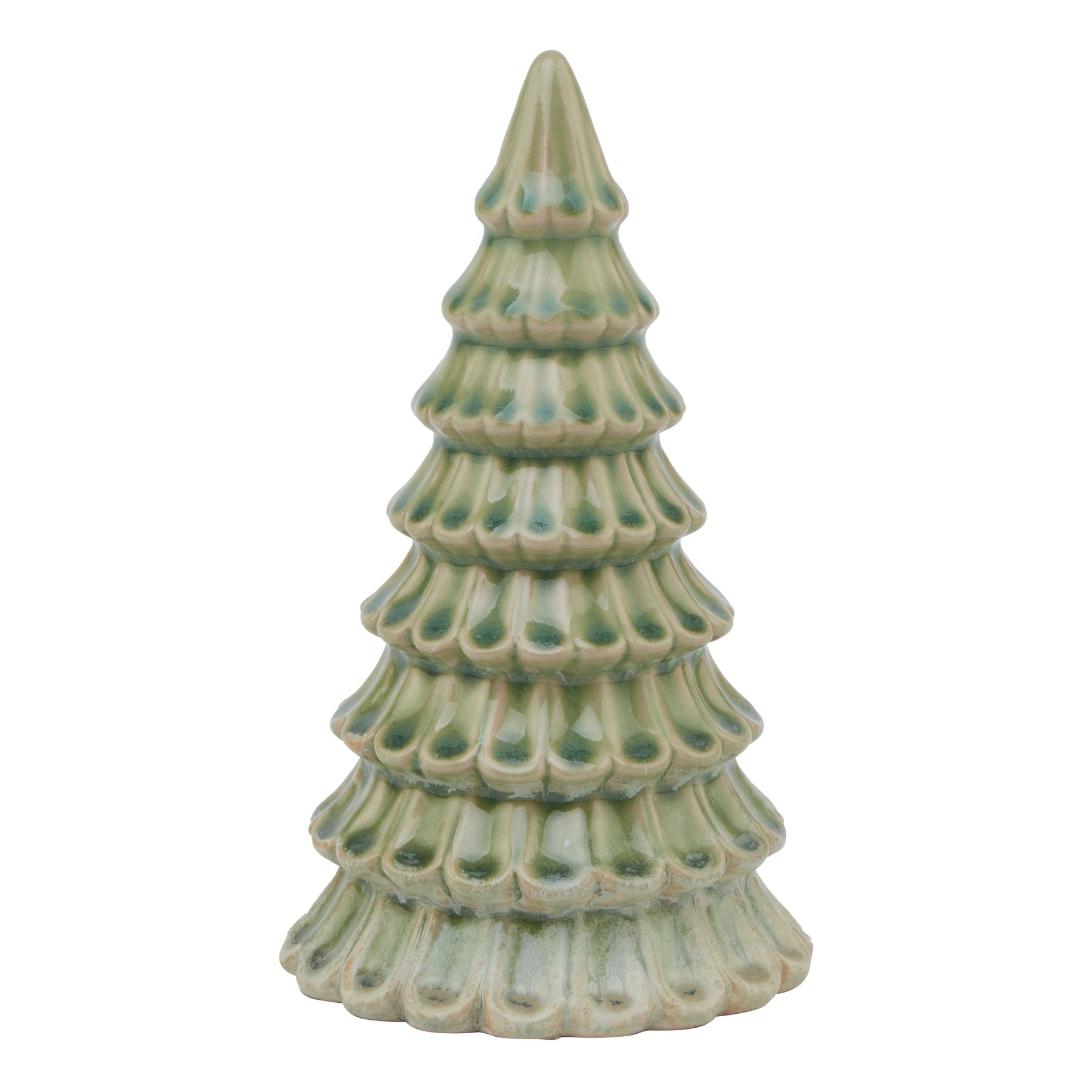 Light Green Ceramic Fir Tree - Angela Reed - Christmas Decorations