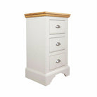 Ludlow 3 Drawer Bedside Table Painted Top / Limestone,Oak Top / Limestone,Painted Top / Truffle,Painted Top / Dior Grey,Painted Top / Ivory,Oak Top / Dior Grey,Oak Top / Truffle,Oak Top / Ivory