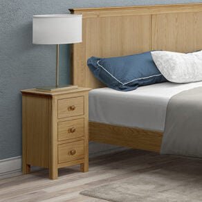 Malmo 3 Drawer Bedside