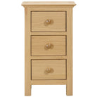 Malmo 3 Drawer Bedside