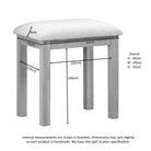 Malmo Dressing Stool