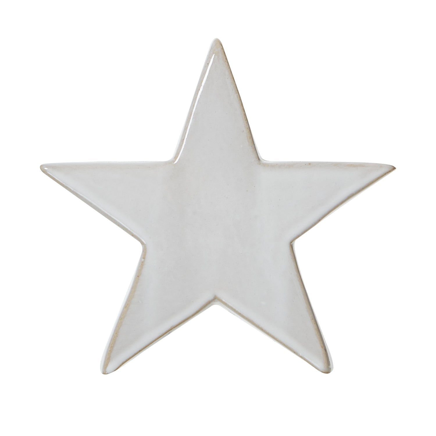 Medium Ceramic Standing Star Decoration - Angela Reed -