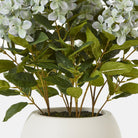 Medium Faux Green Hydrangea Plant In Pot