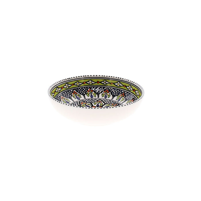 Medium Hand Made Shallow Bowl, Pistachio