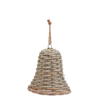 Medium Wicker Bell Decoration - Angela Reed - Christmas Decorations