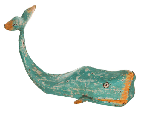 Metal Jade Whale