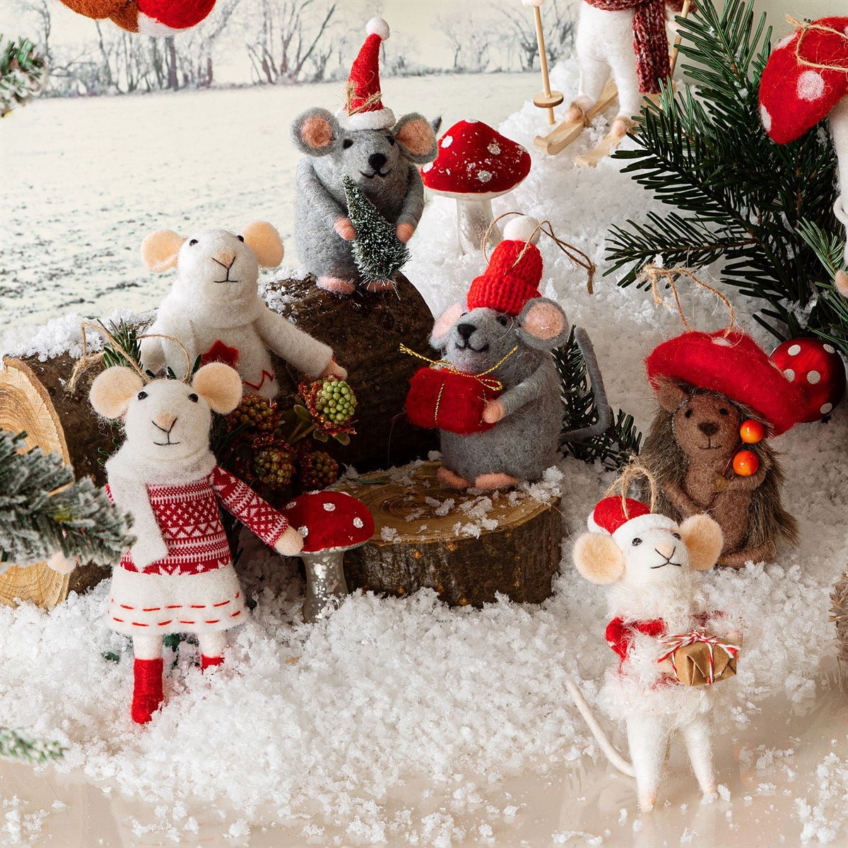 Mouse in Jumper Decoration
