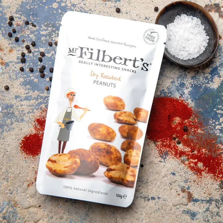Mr Filberts Dry Roasted Peanuts 100g