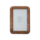 Natural Wood Rolled Edge Photo Frame, 4 x 6" - Angela Reed -