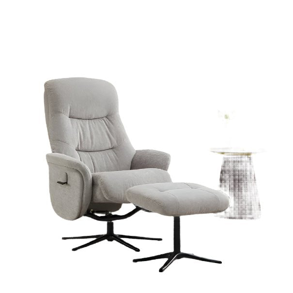 Nevada Reclining Chair Cloud,Barley,Ash