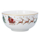 Nostalgia Sleigh Bone China Bowl - Angela Reed - Christmas Decorations
