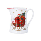 Nostalgia Sleigh Bone Chine Small Jug - Angela Reed - Christmas Decorations