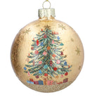 Nostalgia Tree Gold Leaf Bauble - Angela Reed - Christmas Decorations