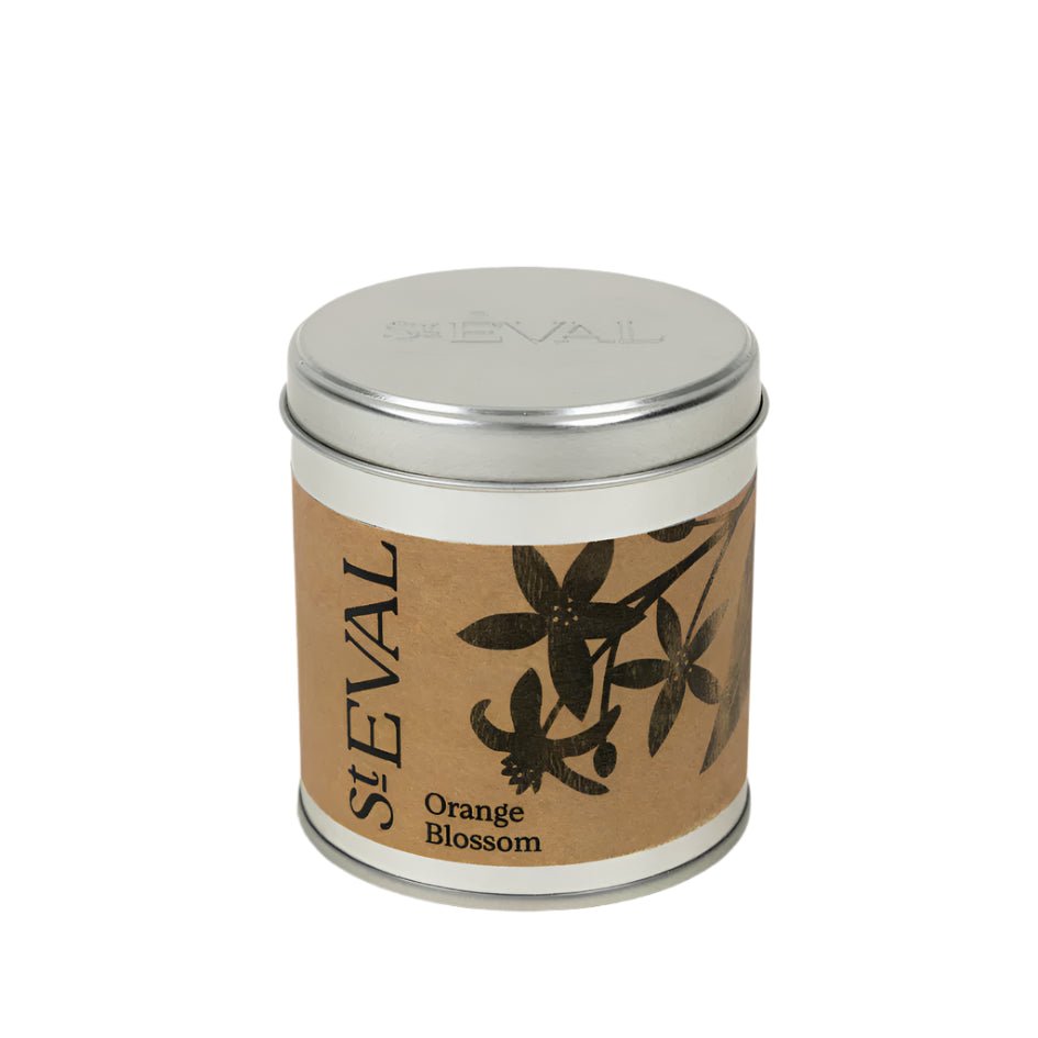 Orange Blossom Scented Tin Candle