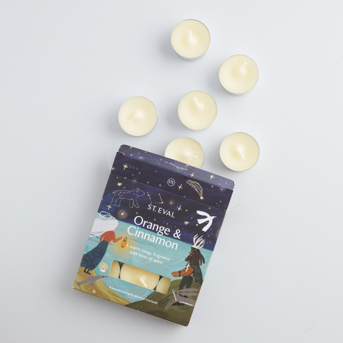 Orange & Cinnamon Christmas Tealights