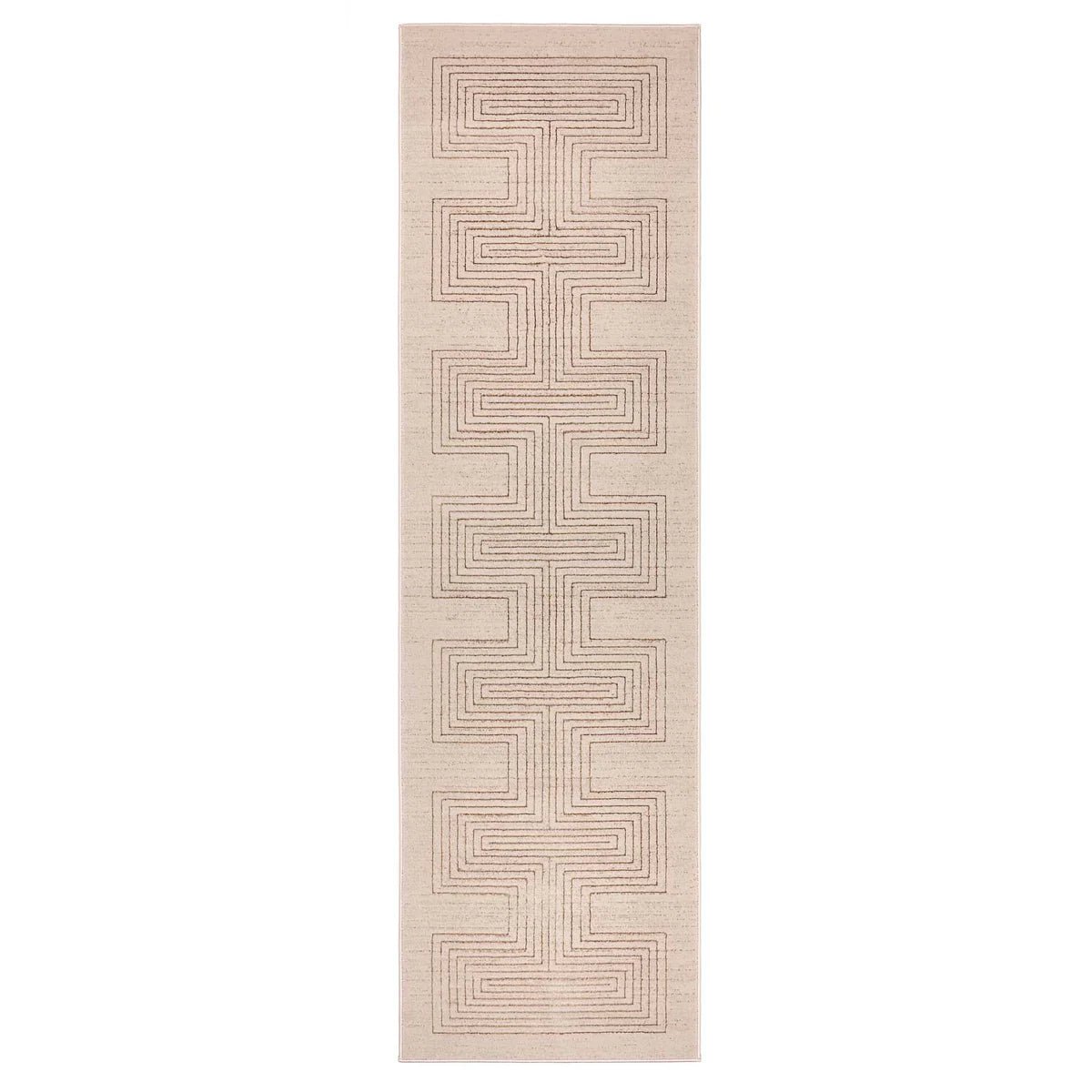 Origin Calacatta Lines Rug, Natural 67 x 230cm runner,200 x 290cm