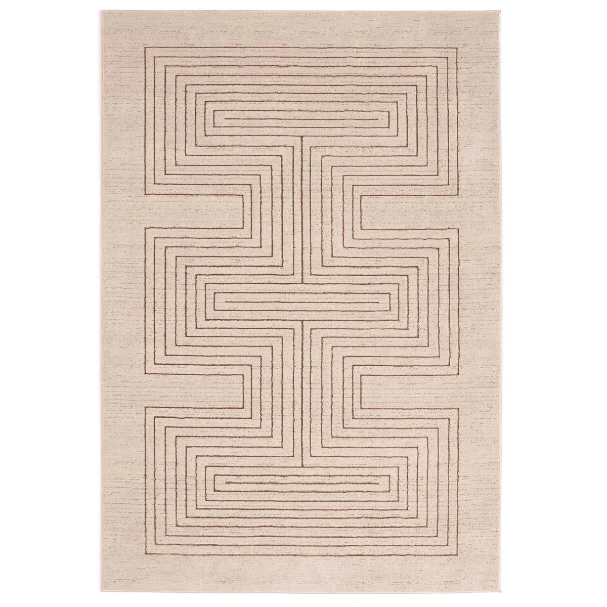 Origin Calacatta Lines Rug, Natural 67 x 230cm runner,200 x 290cm
