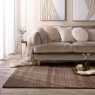 Origin Chunky Knit Brown Rug 80 x 150cm,120 x 170cm,160 x 230cm,67 x 200cm runner