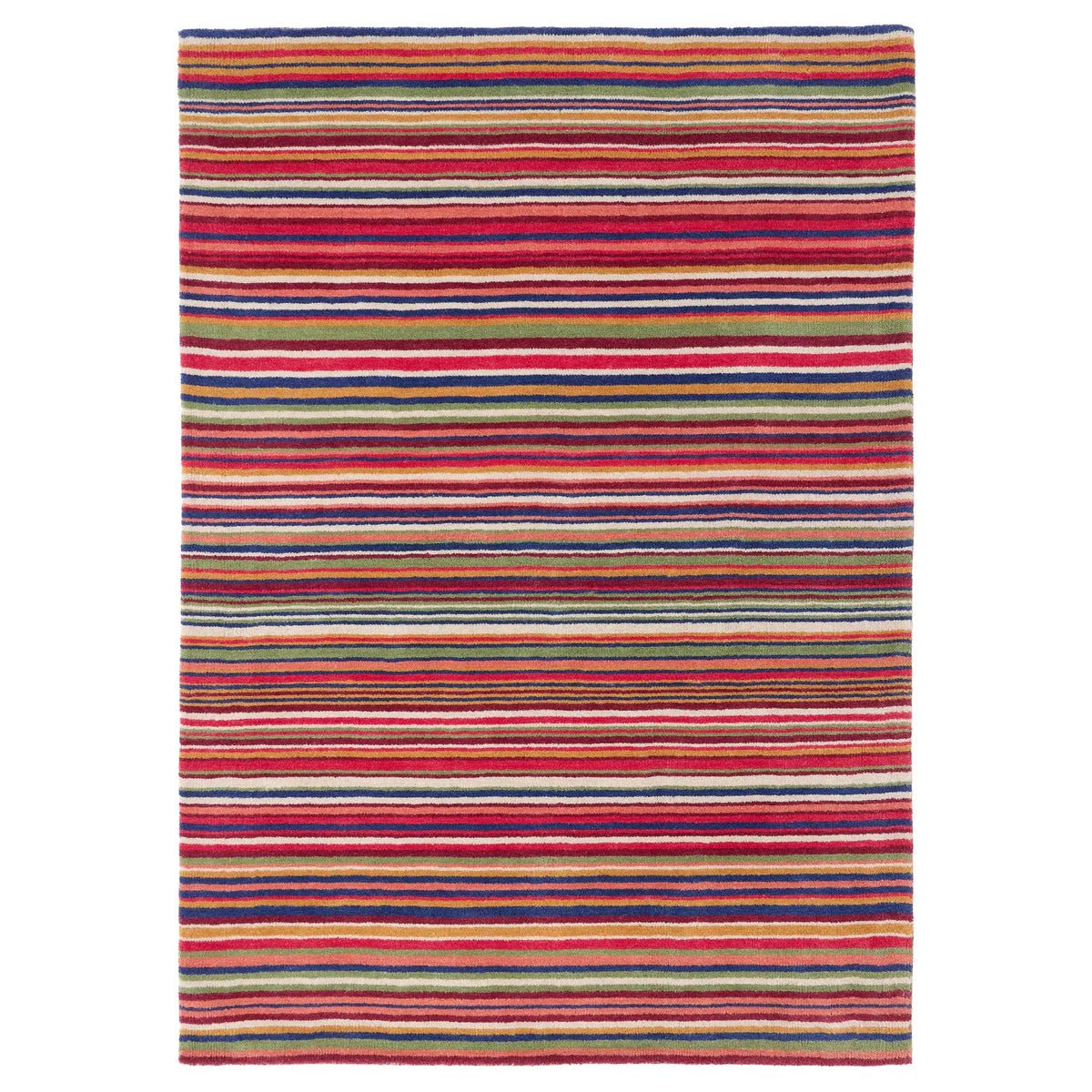 Origin Fine Stripes Multi 80 x 150cm,120 x 170cm,160 x 230cm,67 x 200cm runner