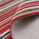 Origin Fine Stripes Multi 80 x 150cm,120 x 170cm,160 x 230cm,67 x 200cm runner