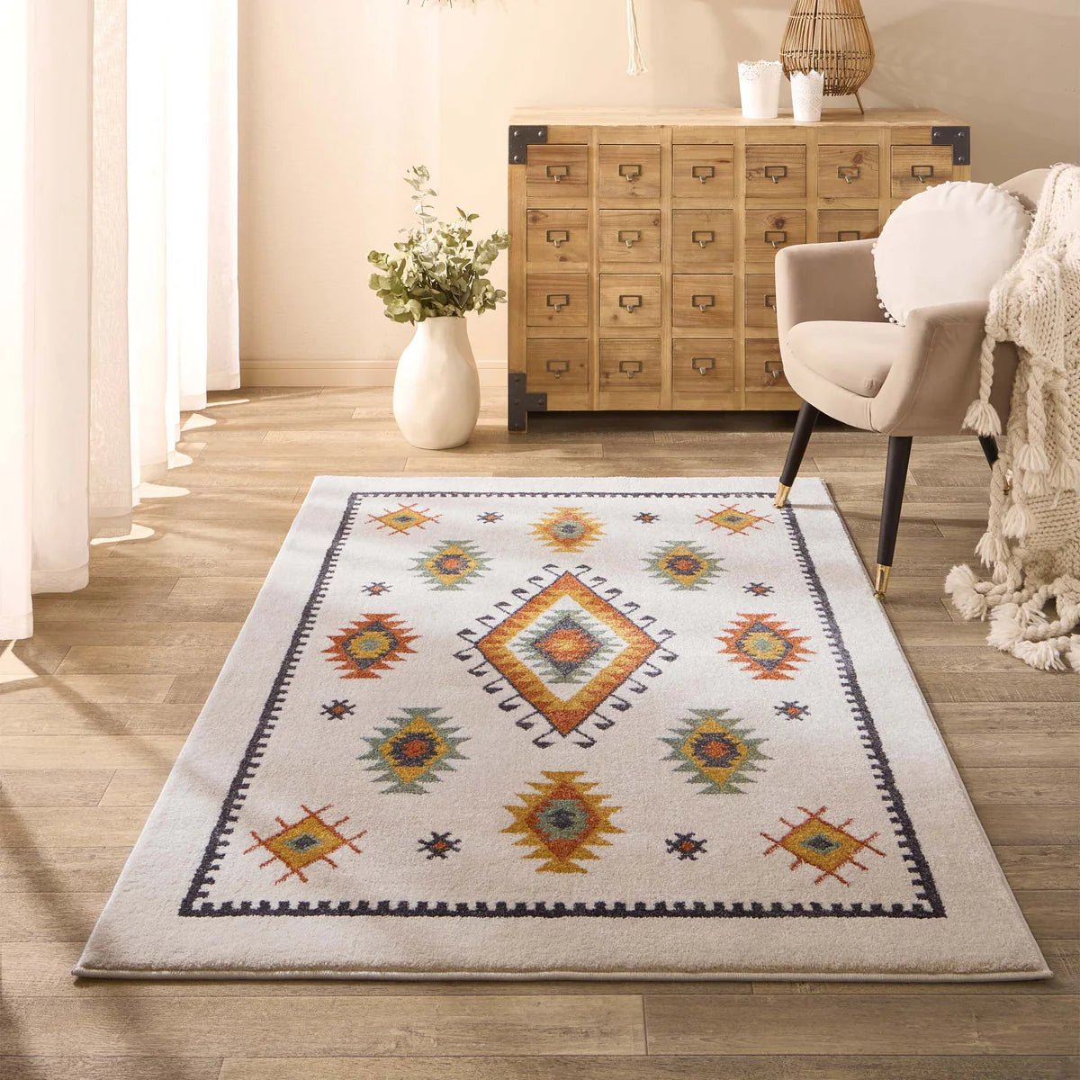 Origin Izmir Cream Rug 80 x 150cm,120 x 170cm,160 x 230cm,200 x 290cm