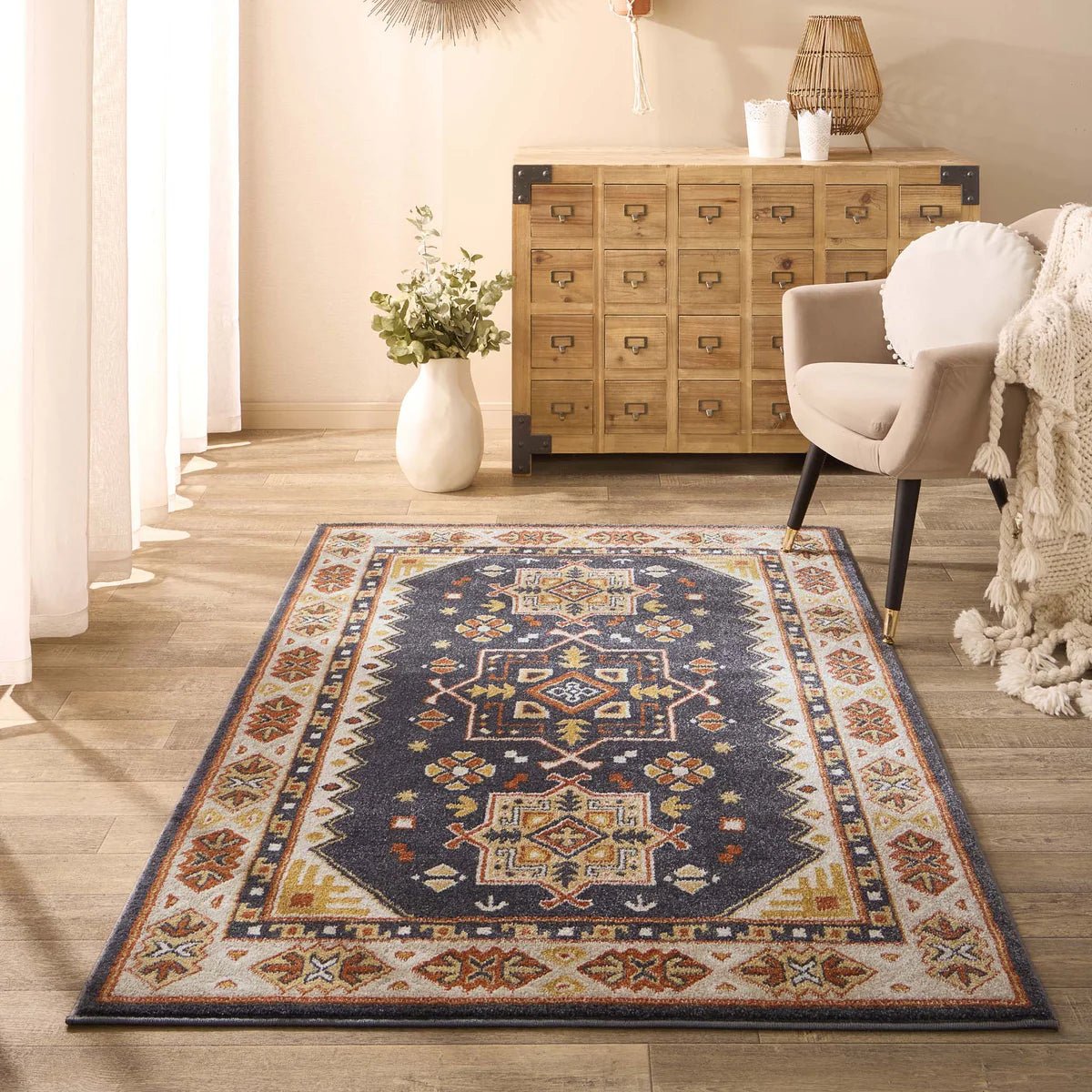 Origin Izmir Grey Rug 80 x 150cm,120 x 170cm,160 x 230cm,200 x 290cm