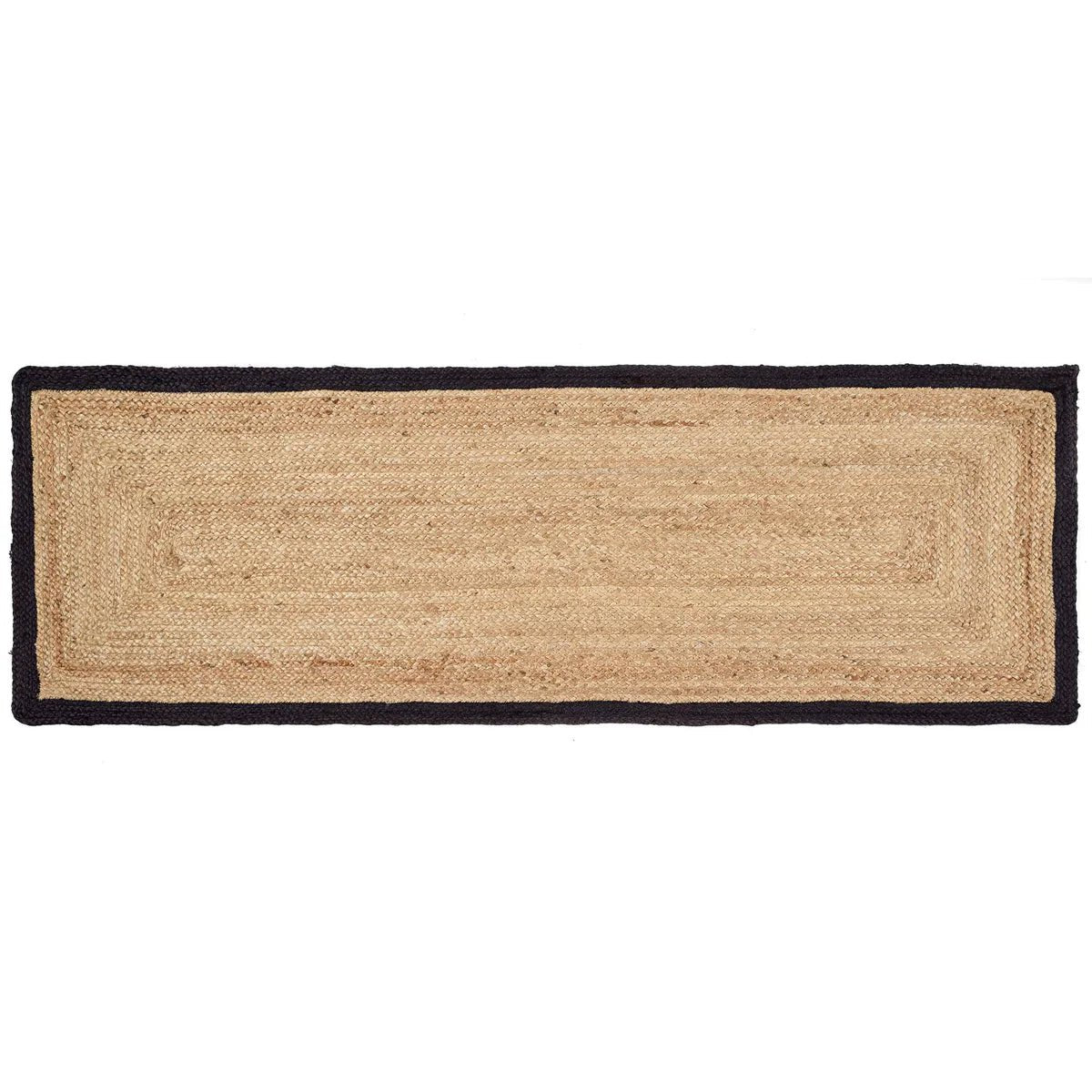 Origin Jute Black Border Rug 80 x 150cm,120 x 170cm,150cm round,160 x 230cm,67 x 200cm runner