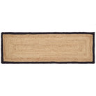 Origin Jute Black Border Rug 80 x 150cm,120 x 170cm,150cm round,160 x 230cm,67 x 200cm runner