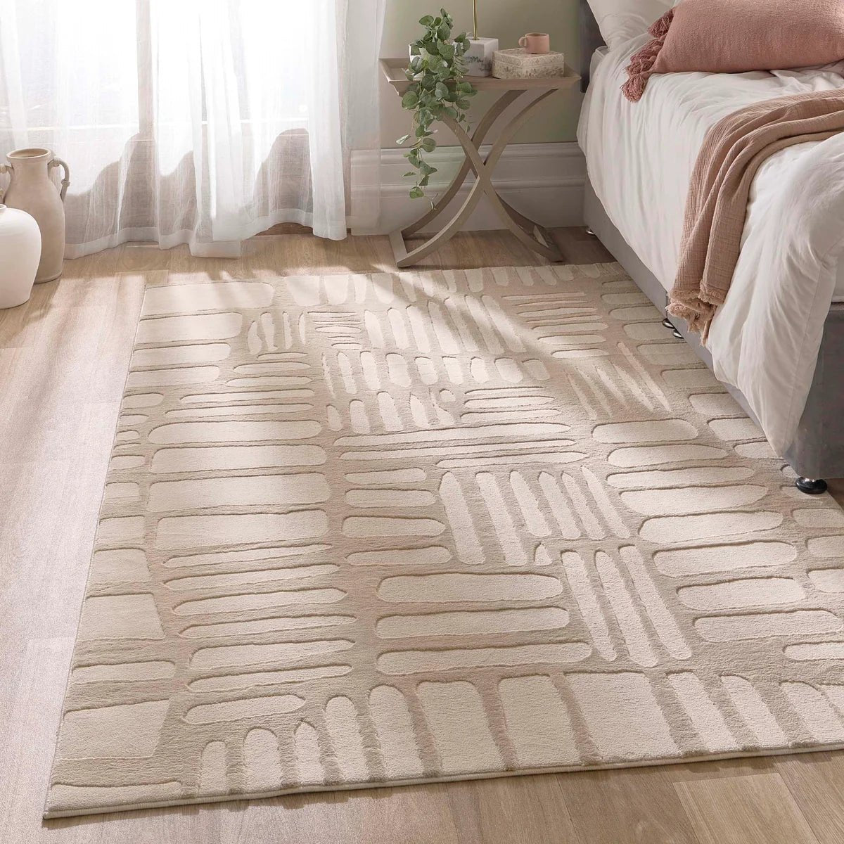 Origin Pathway, Cream 80 x 150cm,120 x 170cm,160 x 230cm,67 x 200cm runner