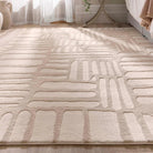 Origin Pathway, Cream 80 x 150cm,120 x 170cm,160 x 230cm,67 x 200cm runner