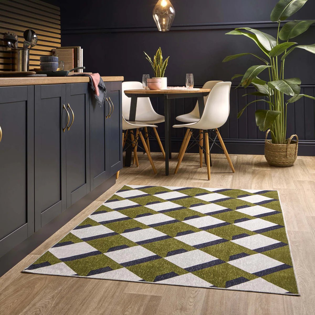 Origin Washable Kyoto Rug 80 x 150cm,120 x 170cm,160 x 230cm,67 x 200cm runner