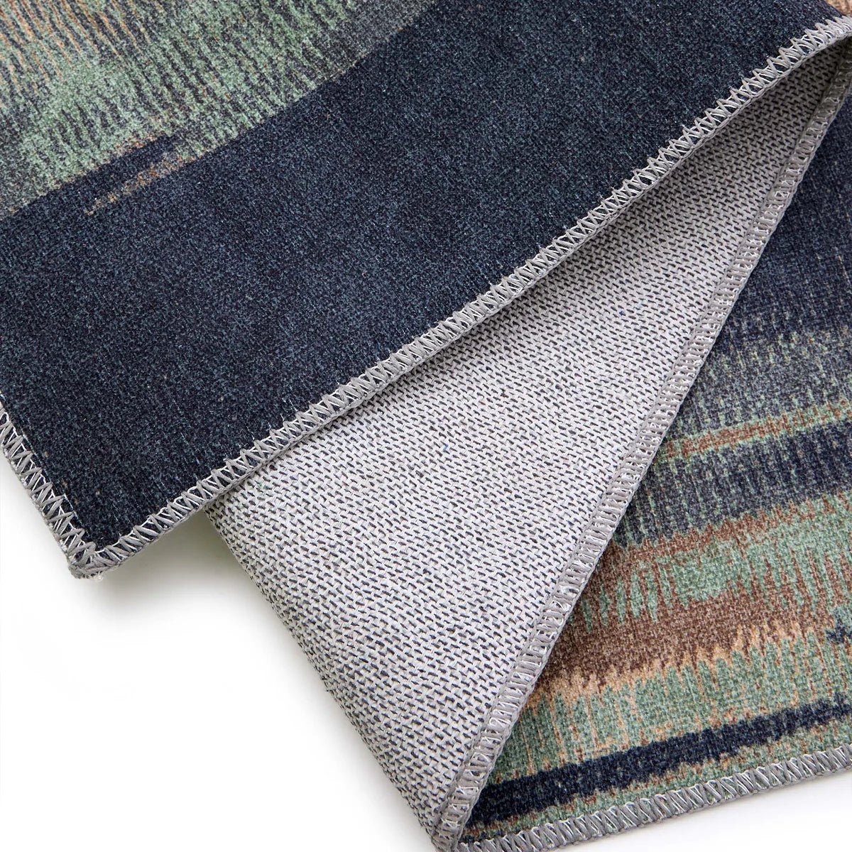 Origin Washable Rug Sedona Rust/Navy 80 x 150cm,120 x 170cm,160 x 230cm,67 x 200cm runner