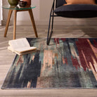 Origin Washable Rug Sedona Rust/Navy 80 x 150cm,120 x 170cm,160 x 230cm,67 x 200cm runner