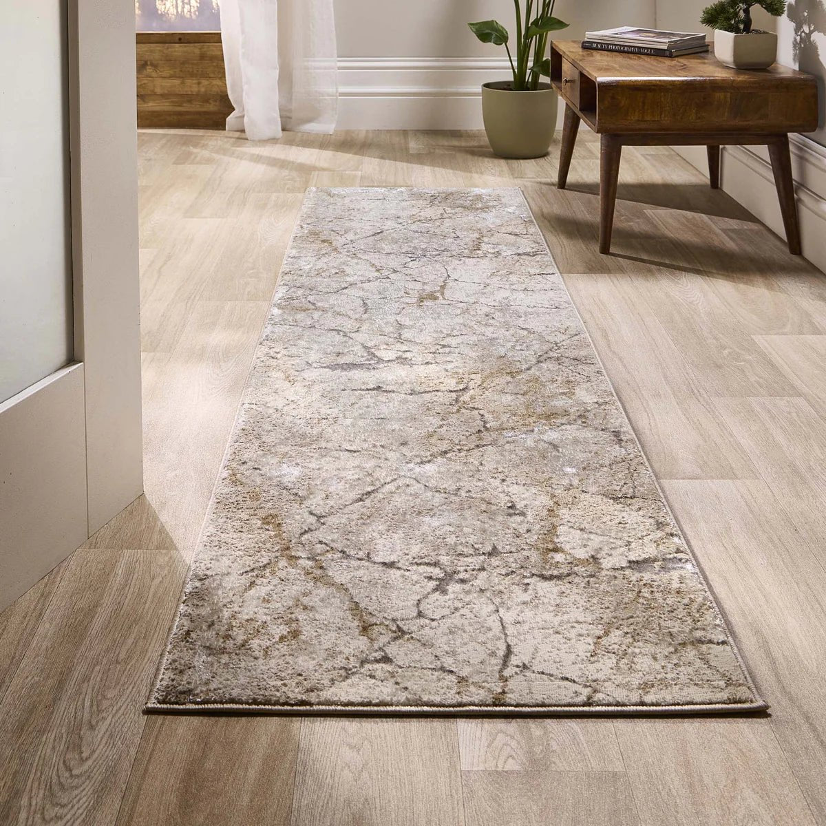 Origins Calacatta Earth Rug 67 x 230cm runner,200 x 290cm
