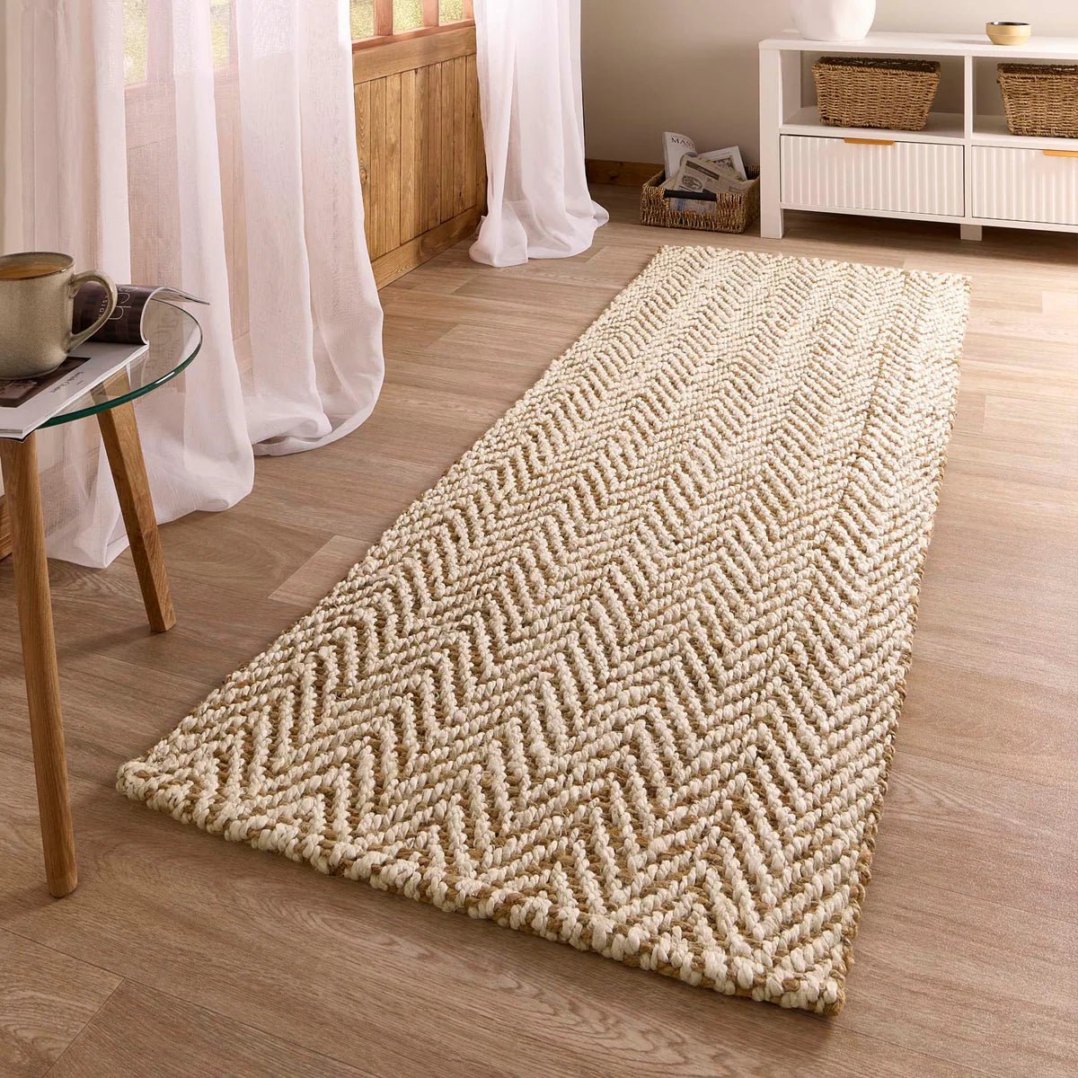 Origins Jute Herringbone Rug 80 x 150cm,120 x 170cm,160 x 230cm,200 x 290cm,67 x 200cm